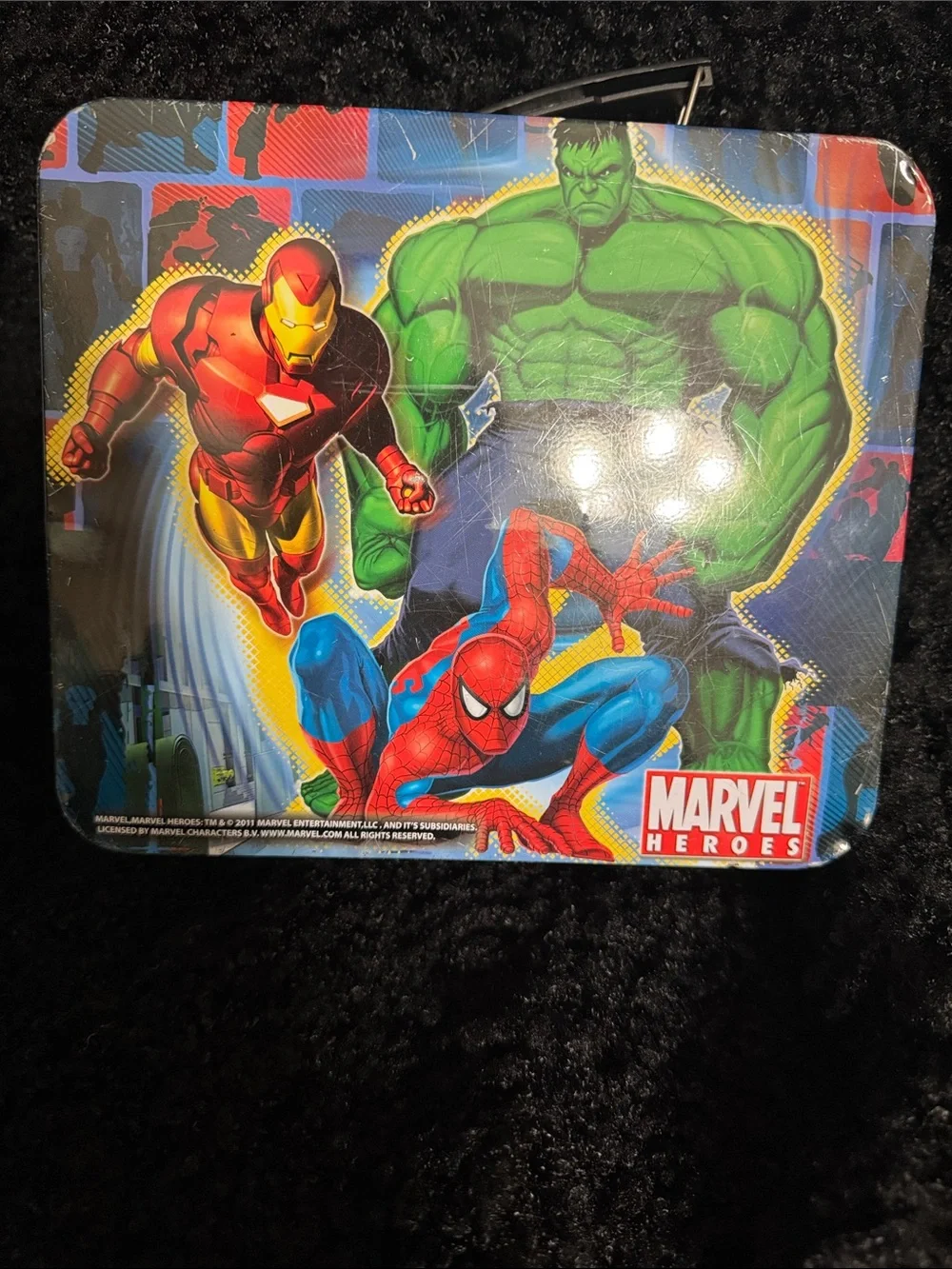 Marvel Colorful Lunchbox - Green, Red, Blue, Yellow